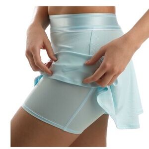 Nike Court Dry Skirt Women Light Blue, Silver Sz XL